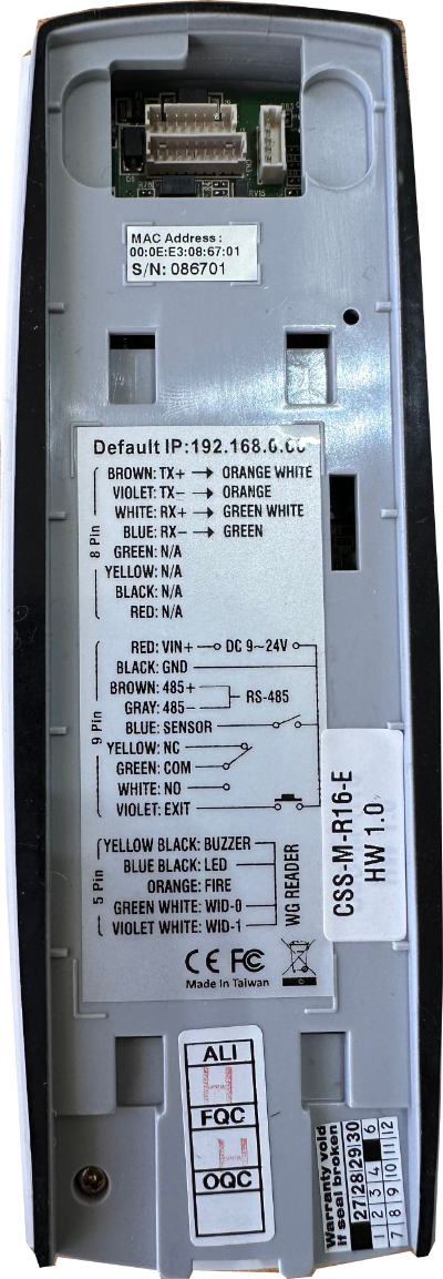 Control de Acceso Rfid 125khz teclado Web Server - Imagen 3
